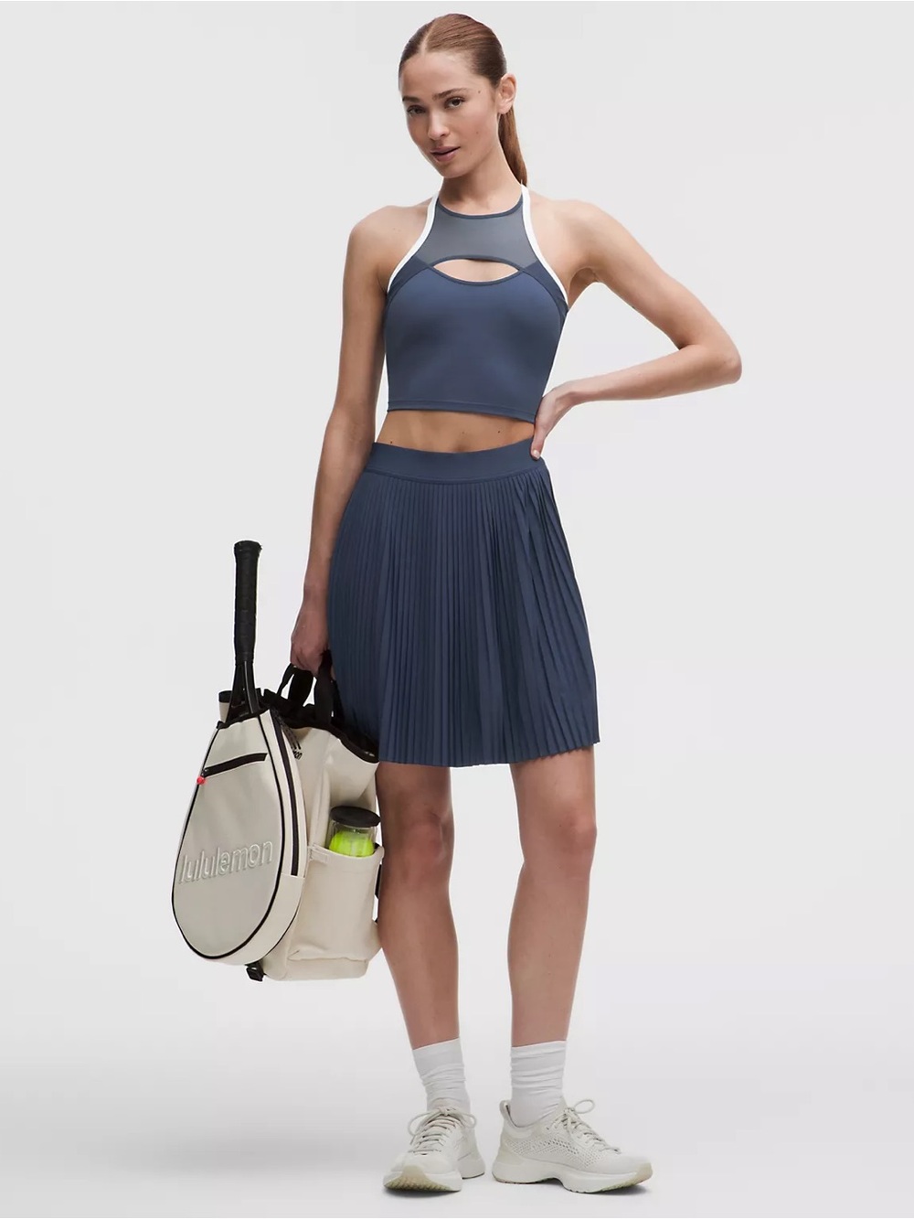 NWT Lululemon Pleated High-Rise Knee-Length Tennis Skirt
